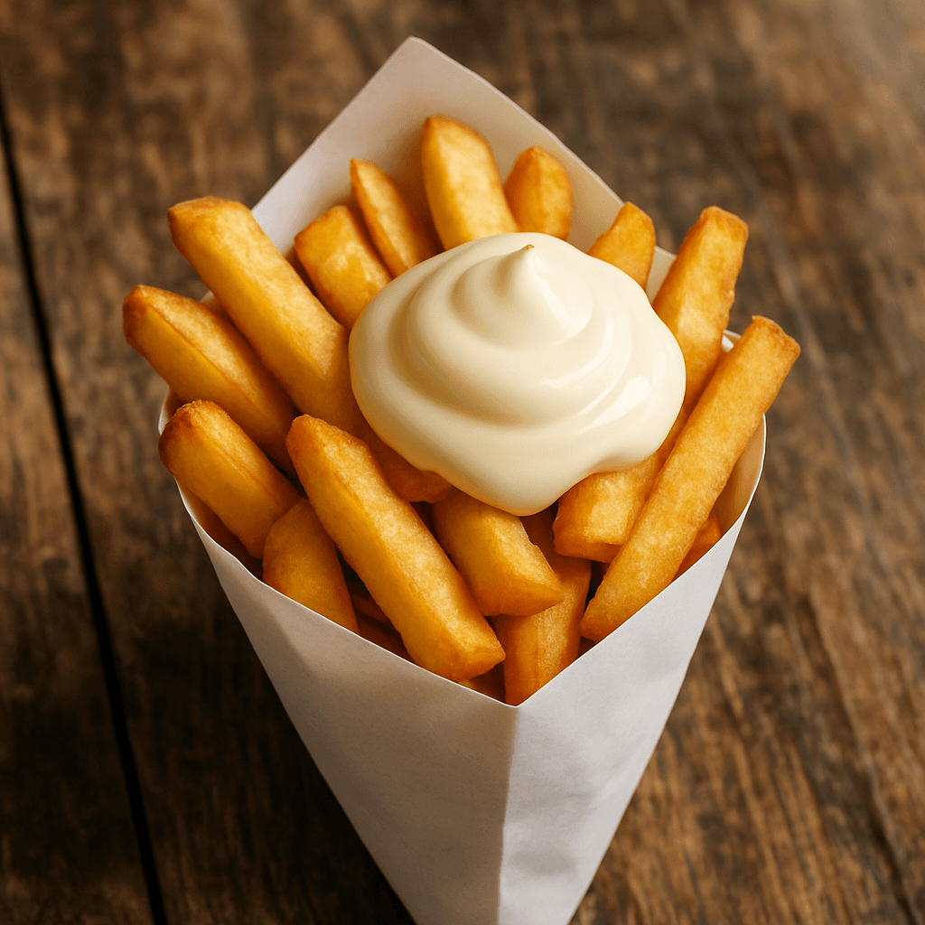 Portie frites met mayonaise