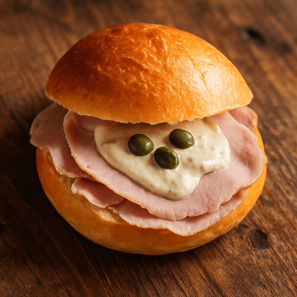 Broodje Vitello tonato