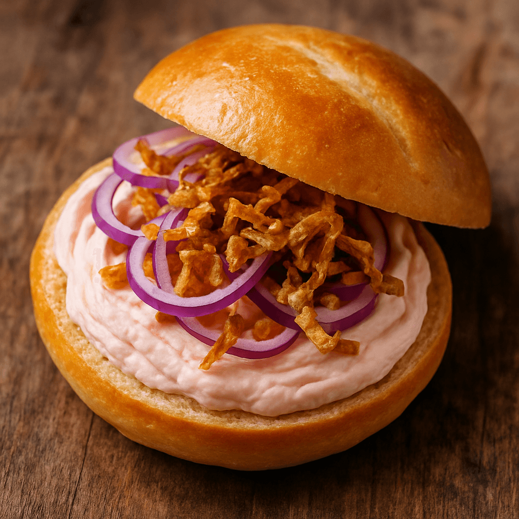 Broodje gerookte zalmmousse