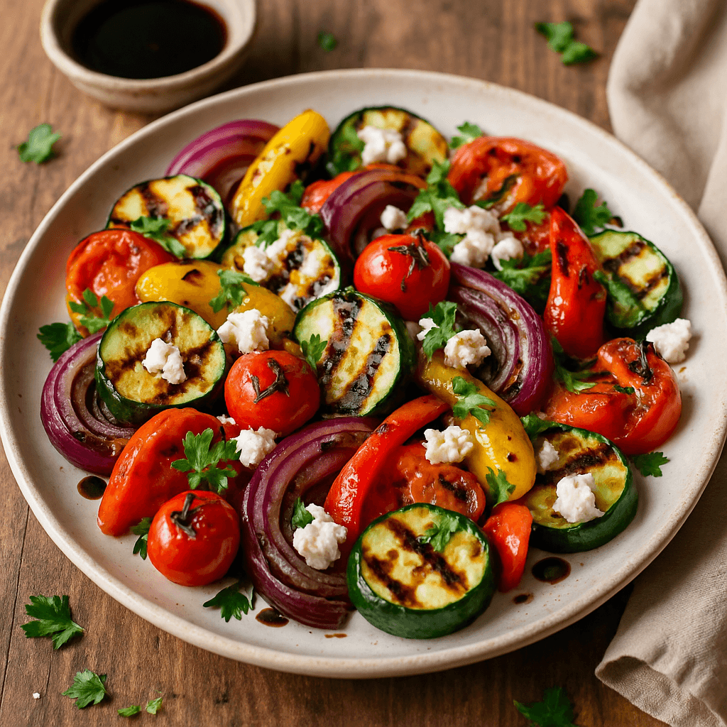 Salade gegrilde groente