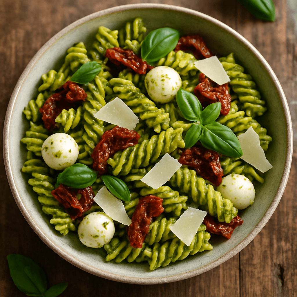 Salade pasta pesto