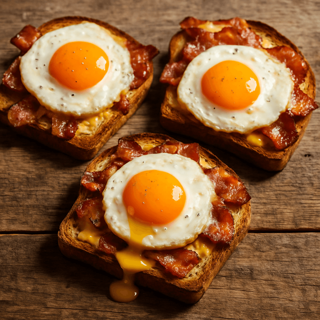 Uitsmijter spek/kaas